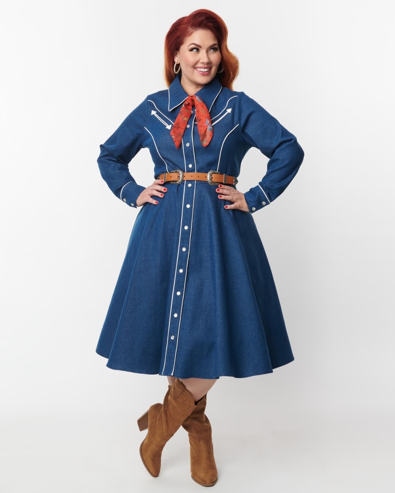 Western vintage dresses top
